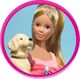 Simba Zestaw lalek Steffi Love Happy Animal Steffi i Evi z pieskami 3