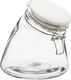 Tadar SŁOIK SZKLANY Z KLIPSEM 1.2L BIAŁY TADAR TD-3116 1