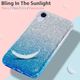 Etui Glitter Brokat XIAOMI REDMI NOTE 7 srebrno-niebieskie uniwersalny 4