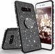 Etui Diamond Ring Brokat SAMSUNG GALAXY NOTE 10 czarne uniwersalny 1