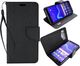 Etui Fancy HUAWEI P SMART 2019 czarne uniwersalny 2