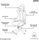 Fotel Noblechairs EPIC - biały/czarny (GAGC-085) 6