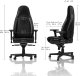 Fotel Noblechairs ICON - czarny (GAGC-087) 2