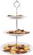 Orion PATERA 3-POZIOMOWA PORCELANOWA OKRĄGŁA 15.8/20.5/25.5cm ORION 1