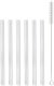 Vialli Design SŁOMKI SZKLANE TRANSPARENT 15cm ZESTAW 6 SZTUK ZE SZCZOTECZKĄ 26582 VIALLI DESIGN 1
