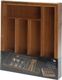 Excellent Houseware Organizer na sztućce rozsuwany bambusowy 3