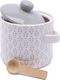 Tadar POJEMNIK CERAMICZNY Z ŁYŻECZKĄ TADAR TRÓJKĄT TD-2941 1