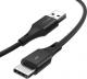 Kabel USB Blitzwolf USB-A - USB-C 1 m Czarny (BW-TC14 Black) 3