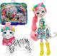 Mattel Enchantimals, Tadley Tiger i biały tygrys, lalka i zwierzątko (GFN57) 1