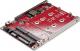 Kieszeń StarTech 2.5" SATA - 2x M.2 SATA RAID (S322M225R) 1
