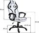 Fotel Giosedio GPR042 czarno-biały 4