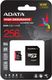 Karta ADATA High Endurance MicroSDXC 256 GB Class 10 UHS-I/U3 A2 V30 (AUSDX256GUI3V30SHA2-RA1) 3