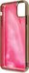 Guess Guess GUHCN61GLTRPI iPhone 11 różowy /pink hard case Glow in the Dark Sand Matte 3