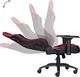 Fotel Marvo CH-118 Czarno-czerwony (MGMWH18WR000) 4