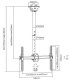 Techly Uchwyt sufitowy ICA-CPLB 946S 37'' - 70'' 8