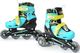 Rolki SMJ sport Combo Diego rekreacyjne regulowane turkusowe r. 27-30 3