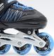 Rolki SMJ sport Jack z wymienną płozą regulowane czarne r. 26-29 6