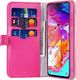 Dux Ducis Kado kabura etui portfel pokrowiec z klapką Samsung Galaxy A50 różowy uniwersalny 2