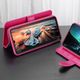 Dux Ducis Kado kabura etui portfel pokrowiec z klapką Samsung Galaxy A50 różowy uniwersalny 7