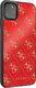 Guess Guess GUHCN654GGPRE iPhone 11 Pro Max czerwony/red hard case 4G Double Layer Glitter uniwersalny 5