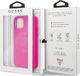 Guess Guess GUHCN61LS4GFU iPhone 11 fuksja/fuchsia hard case Silicone 4G Tone On Tone uniwersalny 7