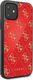 Guess Guess GUHCN614GGPRE iPhone 11 czerwony/red hard case 4G Double Layer Glitter uniwersalny 5