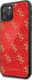 Guess Guess GUHCN584GGPRE iPhone 11 Pro czerwony/red hard case 4G Double Layer Glitter uniwersalny 2