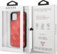 Guess Guess GUHCN584GGPRE iPhone 11 Pro czerwony/red hard case 4G Double Layer Glitter uniwersalny 7