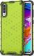 Hurtel Honeycomb etui pancerny pokrowiec z żelową ramką Samsung Galaxy A70 zielony uniwersalny 1