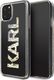 Karl Lagerfeld Karl Lagerfeld KLHCN65KAGBK iPhone 11 Pro Max czarny/black Karl logo Glitter uniwersalny 1