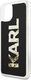 Karl Lagerfeld Karl Lagerfeld KLHCN65KAGBK iPhone 11 Pro Max czarny/black Karl logo Glitter uniwersalny 3
