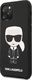 Karl Lagerfeld Karl Lagerfeld KLHCN58SLFKBK iPhone 11 Pro hardcase czarny/black Silicone Iconic uniwersalny 1