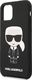 Karl Lagerfeld Karl Lagerfeld KLHCN58SLFKBK iPhone 11 Pro hardcase czarny/black Silicone Iconic uniwersalny 2