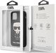 Karl Lagerfeld Karl Lagerfeld KLHCN58SLFKBK iPhone 11 Pro hardcase czarny/black Silicone Iconic uniwersalny 6