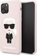 Karl Lagerfeld Karl Lagerfeld KLHCN58SLFKPI iPhone 11 Pro hardcase jasnoróżowy/light pink Silicone Iconic uniwersalny 1