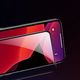 Baseus Baseus 2x szkło na cały ekran Full Screen 0.3mm 9H Privacy Anti-Spy iPhone 11 / iPhone XR + pozycjoner czarny (SGAPIPH61S-WC01) uniwersalny 2