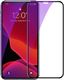 Baseus Baseus szkło na cały ekran Full Screen z ramką 0.23mm 9H Anti-bluelight iPhone 11 / iPhone XR + pozycjoner czarny (SGAPIPH61-ATE01) uniwersalny 1