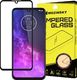 Wozinsky Wozinsky super wytrzymałe szkło hartowane Full Glue na cały ekran z ramką Case Friendly Motorola One Zoom czarny uniwersalny 1