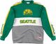 Mitchell & Ness Bluza męska Leading Scorer Fleece Crew Seattle SuperSonics zielona r. S (FCNKDF18025-SSUKYGN) 1