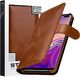 Stilgut Etui skórzane StilGut do Samsung Galaxy S10 Plus - Talis (brązowe) 6