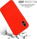 Crong Crong Soft Skin Cover etui iPhone Xs / X (czerwone) 4