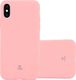 Crong Crong Soft Skin Cover etui iPhone Xs / X (różowe) 1
