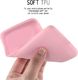 Crong Crong Soft Skin Cover etui iPhone Xs / X (różowe) 5