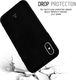 Crong Crong Soft Skin Cover etui iPhone Xs / X (czarne) 4