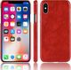 Crong Crong Essential Cover etui iPhone Xs / X (czerwony) 4