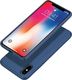 Crong Smooth Skin etui iPhone Xs / X (niebieski) 2