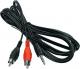 Kabel Cabletech Jack 3.5mm - RCA (Cinch) x2 1.2m czarny (LEC-KPO2747-1,2) 1