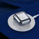 Baseus Baseus błyszczące silikonowe etui case na słuchawki AirPods 2gen / 1gen niebieski (ARAPPOD-A03) uniwersalny 18