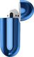 Baseus Baseus błyszczące silikonowe etui case na słuchawki AirPods 2gen / 1gen niebieski (ARAPPOD-A03) uniwersalny 6