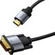 Kabel Baseus HDMI - DVI-D 2m srebrny (BRA008278) 2